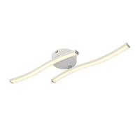 Plafonnier LED Lampe de salon Lampe design Plafonnier blanc, bras mobile, 12W 910lm blanc chaud, 51,5x7,2 cm
