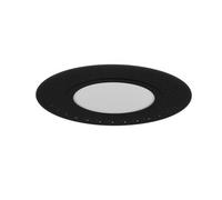 Plafonnier LED lampe de salon plafonnier lampe de salle à manger, métal noir, télécommande dimmable mémoire CCT/veilleuse, 44W 5300lm 2700K-6500K, D 49 cm