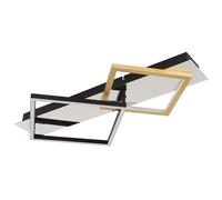Plafonnier LED Lampe de salon Structure chrome métal L 59 cm