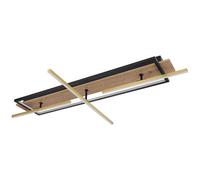 Plafonnier Plafonnier orientable LED 1x spot Laiton aspect bois