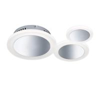 Plafonnier LED lampe ronde salon salle à manger éclairage chrome lampe design DIMMABLE WOFI 9650.03.01.7001
