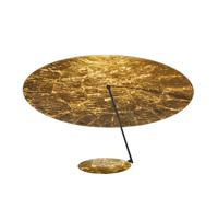 Plafonnier LED Lederam C150 shade gold/canopy black/disc gold