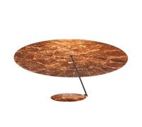 Plafonnier LED Lederam C180 disc copper Ø25cm/base black H x Ø 3.5x9cm
