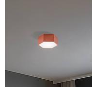 Plafonnier LED Libre Argon, terracotta, Salon / Salle à manger, Métal, Plafonnier LED