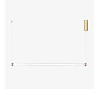 Plafonnier Led Linéaire En Métal (120 Cm) Cornelia Or