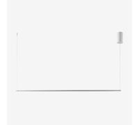 Plafonnier Led Linéaire En Métal (132 Cm) Bergene Blanc Blanc