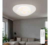 Plafonnier LED lumière smart home Alexa veilleuse dimmable télécommande 50cm
