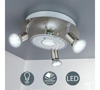 Plafonnier LED luminaire plafond modern 4 spots GU10 3W éclairage intérieur 230V