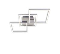 Plafonnier LED Lustre Dimmable Pivotant 36W IP20 Métal Argenté