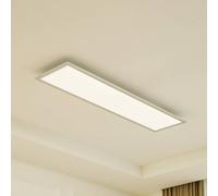 Plafonnier LED Lyndra Arcchio, dimmable, gris, Salon / Salle à manger, Aluminium, Moderne, Plafonnier LED