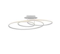 Plafonnier LED Métal Blanc 3000 K Lumière Chaude 4100 Lm Moderne