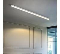 Plafonnier LED minimaliste moderne 100 cm en aluminium et acrylique pour chambre à coucher, salon, couloir, restaurant - Neu Light Élégant décoration d'intérieur