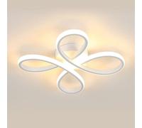 Plafonnier LED Moderne, 30W 2400LM Lampe de Plafond Créatif Floral Design, Luminaire Plafonnier LED en Aluminium pour Chambre Salon, Salle à manger, Cuisine, Couloir, Balcon