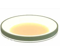 Plafonnier LED moderne à intensité variable 60 cm - Lumière circulaire à économie d'énergie 3000-6000 K pour chambre à coucher et salon - Design plat simple et élégant pour décoration d'intérieur