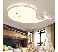 Plafonnier LED moderne à intensité variable avec télécommande, éclairage intérieur en forme de dauphin, lampe suspendue, garçon, fille, chambre d'enfant, chambre à coucher, salle à manger, lustre