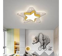 Plafonnier LED Moderne à intensité Variable pour Chambre d'enfant (35 W/42 W), plafonnier LED Moderne à encastrer, 3 Modes de Changement de Couleur, luminaire Nordique en Fer et Acrylique.