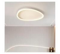 Plafonnier LED Moderne avec Anneaux brossés, éclairage d'intérieur pour Salon, Chambre à Coucher, Lampe Suspendue, Noir et Blanc