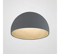 Plafonnier LED Moderne Blanc/Gris, Rond, givré, éclairage Grand Angle, Tricolore, réglable, Haute luminosité, pour Cuisine, Dressing, Salle de Bain