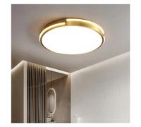 Plafonnier LED Moderne de Luxe en cuivre doré, idéal pour Un Salon, Une Chambre à Coucher, Un Bureau, Un Couloir, Une allée ou Un Foyer.