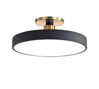 Plafonnier LED moderne encastré 3 couleurs changeantes pour balcon, cuisine, chambre à coucher, design minimaliste, installation encastrée, près des plafonniers