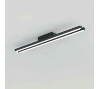 Plafonnier Led Moderne, Lampe Semi-Encastrée, Lustre Linéaire Minimaliste, Suspension Longue (Vert Clair, 40 Cm)/Sombre/70 Cm