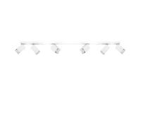 Plafonnier LED Moderne MERIDA 6L - Blanc - SOLLUX - GU10 - Industriel - Loft - Multilumières