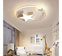 Plafonnier LED moderne pour enfants, chambre d'enfant, garçons et filles, suspension, ciel étoilé, étoile à intensité variable avec télécommande, lampe suspendue, chambre à coucher, salon, lustre