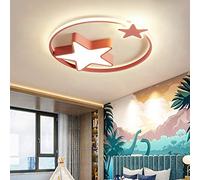 Plafonnier LED moderne pour enfants, chambre d'enfant, garçons et filles, suspension, ciel étoilé, étoile à intensité variable avec télécommande, lampe suspendue, chambre à coucher, salon, lustre