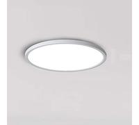 Plafonnier Led Moderne, Simple Et Fin, Protection Oculaire À Spectre Complet, Idéal Pour Les Enfants, La Salle À Manger Et La Chambre Parentale. Luminairelumière Bleue, Blanc, 40 Cm./Blanc/50 Cm