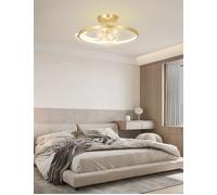 Plafonnier LED Moderne Télécommande À Intensité Variable Anneau Lampe Éclairage Intérieur Chambre Salon Salle moon Décoration Ø50CM