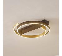 Plafonnier LED Natsuma Lucande, noir, Salon / Salle à manger, Matière Plastique, Moderne, Plafonnier LED