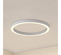 Plafonnier LED Neor Lucande, dimmable, blanc, Couloir, Métal, Moderne, Plafonnier LED