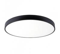 Plafonnier LED Noir 54W 60cm - Blanc Neutre 4000K - 5500K