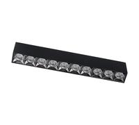plafonnier LED Noir Salle à manger 4000 K L:38 cm Moderne Deckenleuchte Cuisine