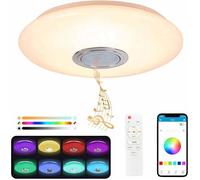 Plafonnier LED - OKZ - 30 cm 36W - Haut-parleur Bluetooth - Changement de couleur - IP44