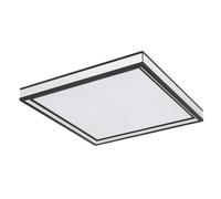 Plafonnier LED panneau 30x30 cm lampe de salon lampe de couloir lampe de bureau noir