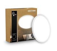 Plafonnier LED Panneau Salle de Bain Plafonnier Lumière Indirecte IP44 29cm B...
