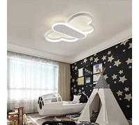 Plafonnier LED Papillon créatif Ultra-Fin pour Chambre d'enfant, éclairage Blanc, 50 x 32 cm, 36 W