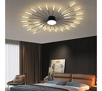 Plafonnier LED, plafonniers de lustre de feu d'artifice à LED, éclairage de plafond de conception moderne, plafond de luminaire pour salon, chambre à coucher, cuisine, salon, luminaire de co
