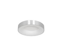 Plafonnier LED Plastique Métal en Argent Blanc 2700 K Deckenleuchte Blendarm
