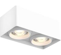 Plafonnier LED plat avec grande surface lumineuse - 18 W - Blanc chaud - 230 V - Angle d'éclairage 36° - Plafonnier en aluminium - Pour chambre à coucher, salon et bureau - Éclairage intérieur