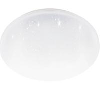 Plafonnier Led Pogliola-S,Ø 31 Cm,Applique Murale À Effet Cristal Pour Salon,Chambre D'enfant,Cuisine,Bureau Et Couloir,Lampe De Plafond En Acier Et Plastique Blanc