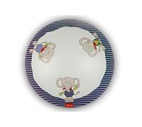 Plafonnier LED pour chambre d'enfant - Diamètre : 35 cm - Avec motif Lolo Lomardo - Intensité variable - Apporte de la bonne humeur dans la chambre de votre enfant.