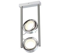 Plafonnier LED pour salon, éclairage spot, lampe chromée réglable