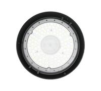 Plafonnier LED, projecteur, intérieur et extérieur, IP65, aluminium noir, D 32 cm