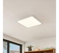 Plafonnier LED Quais Lindby, blanc, Cuisine, Aluminium, Moderne, Plafonnier LED
