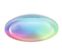 Plafonnier LED Rainbow With rainbow effect RGBW+ 2800lm 230V 38,5W gradable Chrome#Blanc Chrome#Blanc G