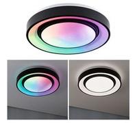 Plafonnier LED Rainbow With rainbow effect RGBW+ 750lm 230V 22W gradable Noir#Blanc Noir G
