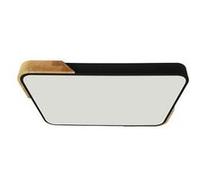 Plafonnier led rectangulaire cct sélectionnable semi-dari 30w noir Noir G