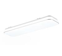 Plafonnier LED rectangulaire Trio Lighting Blanca 28W 4000K blanc - R64144301 onforme]